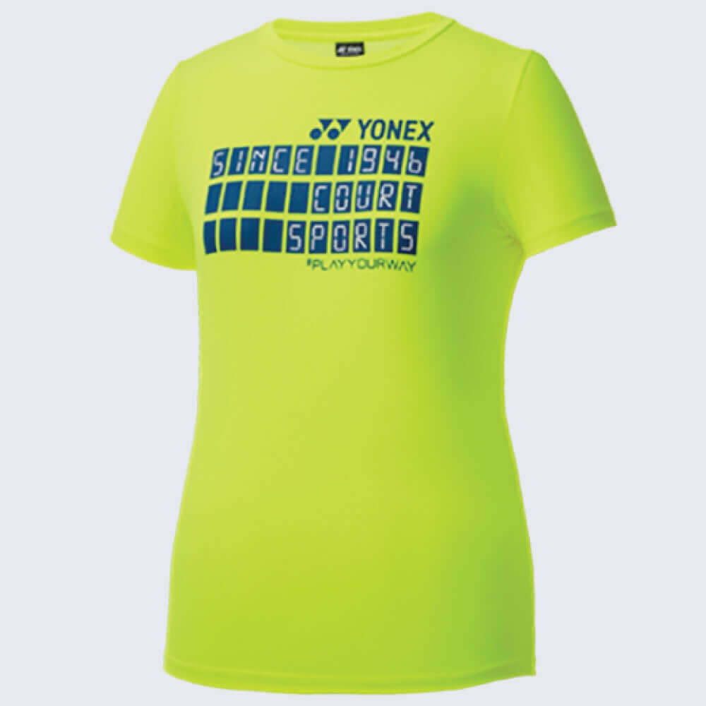 Women's Round T-Shirt (Neon Yellow) 99TR011F