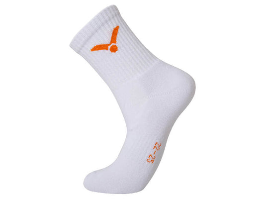 Victor LI ZII JIA Collaboration Sport Socks Medium SK-LZJ306 A (White)
