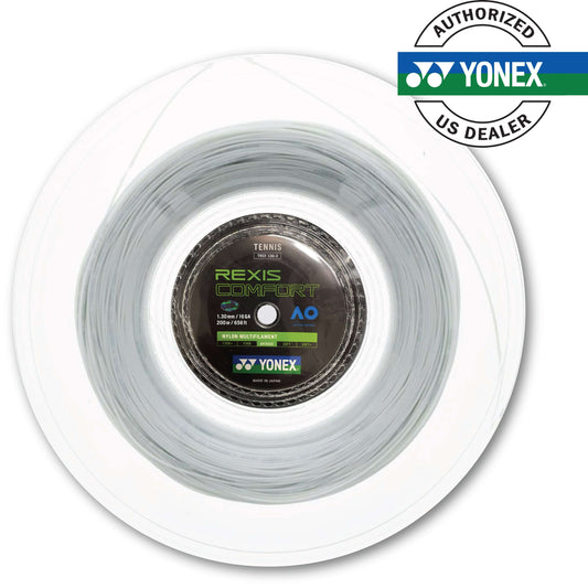 Yonex Rexis Comfort 130 / 16  200m Tennis String Reel (Cool White)