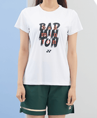 YONEX 21 FW Women's Round T-Shirt White 219TR012F