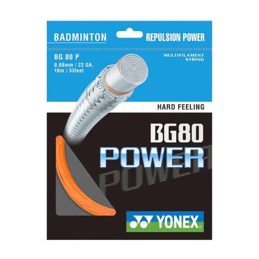 Yonex BG 80 Power 10m Badminton String (2 Colors)