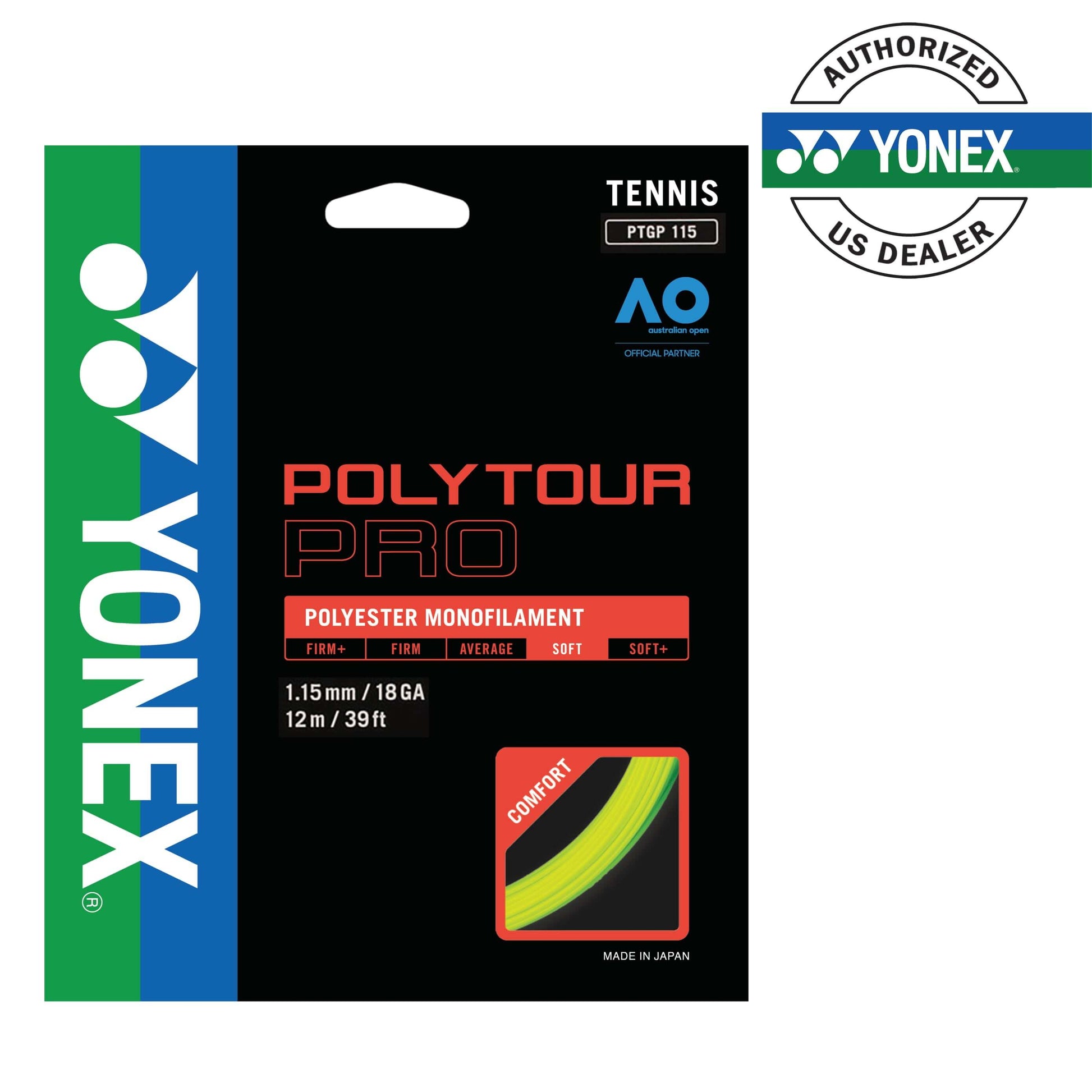 Yonex Polytour Pro 115 / 18 Tennis String
