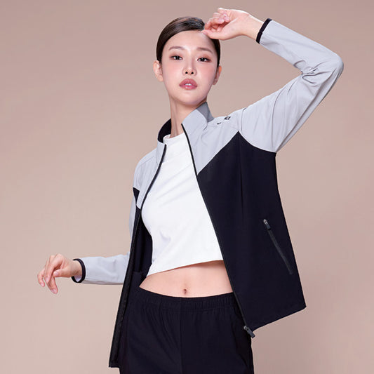 Yonex Special Edition 2023 Women's Woven Jacket 233WU002F (Grey/Black) - PREORDER
