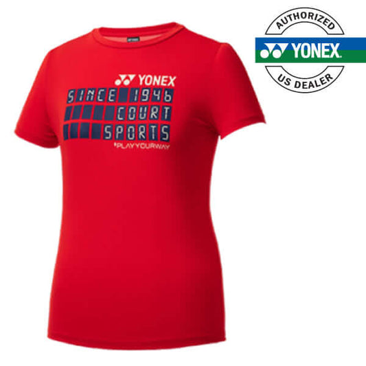 Women's Round T-Shirt (Red) 99TR011F
