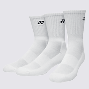 Yonex Women's Sports Socks 8422 (White) - 3 Pack