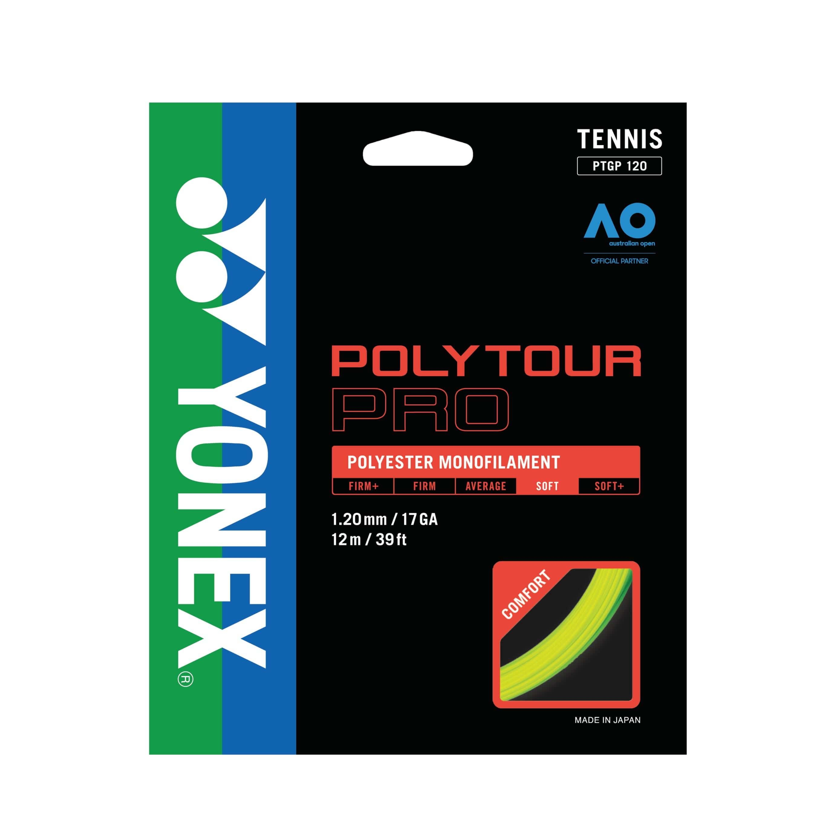 Yonex PolyTour Fire 125 x 200 m - Black - Tennis String