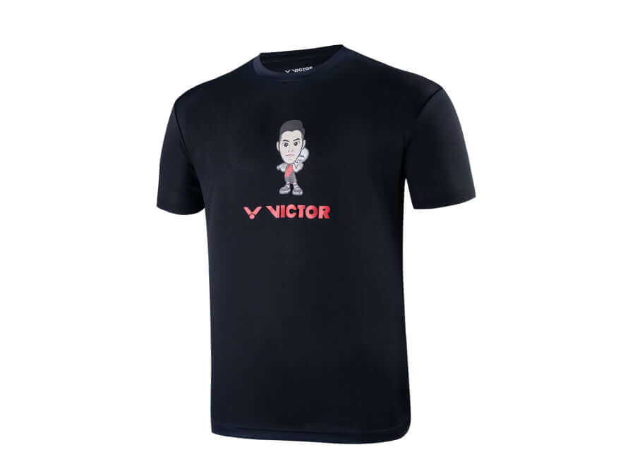 Victor Lee Zii Jia T-Shirt T-20055C (Black)