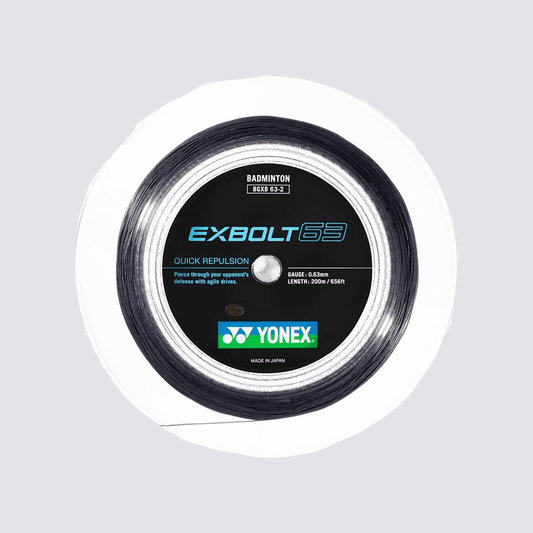 Yonex Exbolt 63 200m Badminton String (Black)
