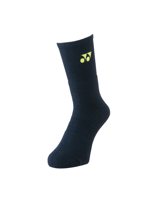Yonex Men's Sports Socks 19120 (Navy / Citrus Green)