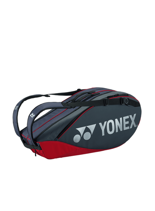 Yonex Badminton Tennis Racket 6pk Pro Bag BA92326 (Grayish Pearl) - ArcSaber 11 Edition