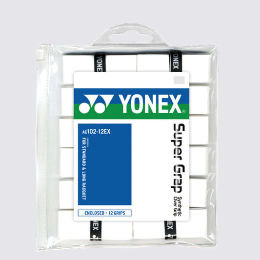 Yonex AC102-12EX Super Grap Roll Racket Overgrip (12 Wraps)