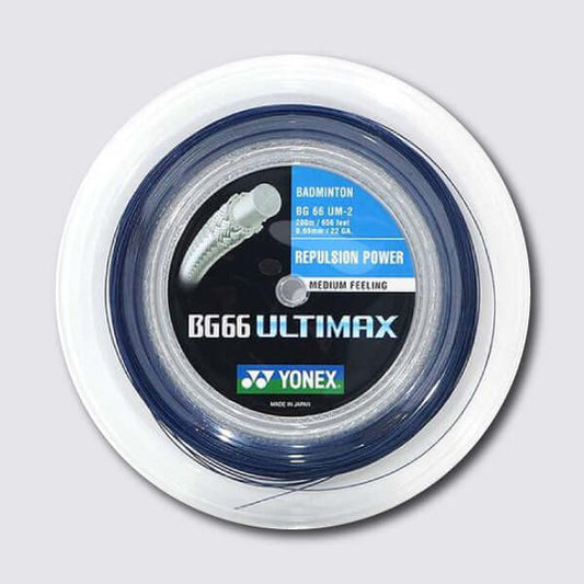 Yonex BG 66 Ultimax 200m Badminton String (Pearl Navy) - JoyBadminton