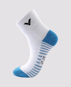Victor Men's Sports Socks Large SK151F (White / Blue)