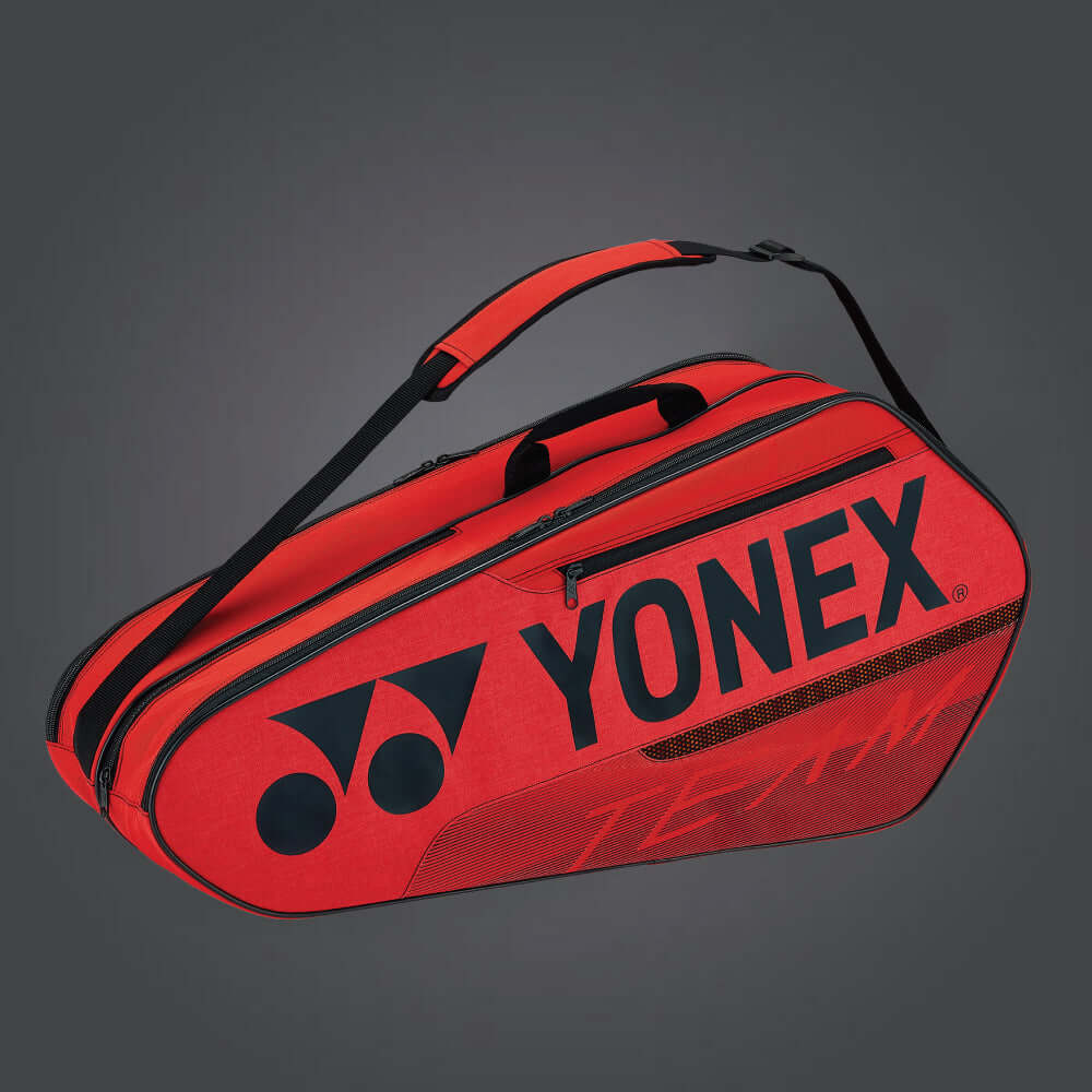 Yonex 42126 (Red) 6pk Team Badminton Tennis Racket Bag