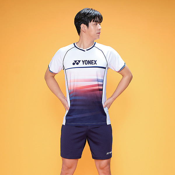 Yonex Special Edition 2023 Men's Tournament Shirt 233TS013M (White/Blue) - PREORDER