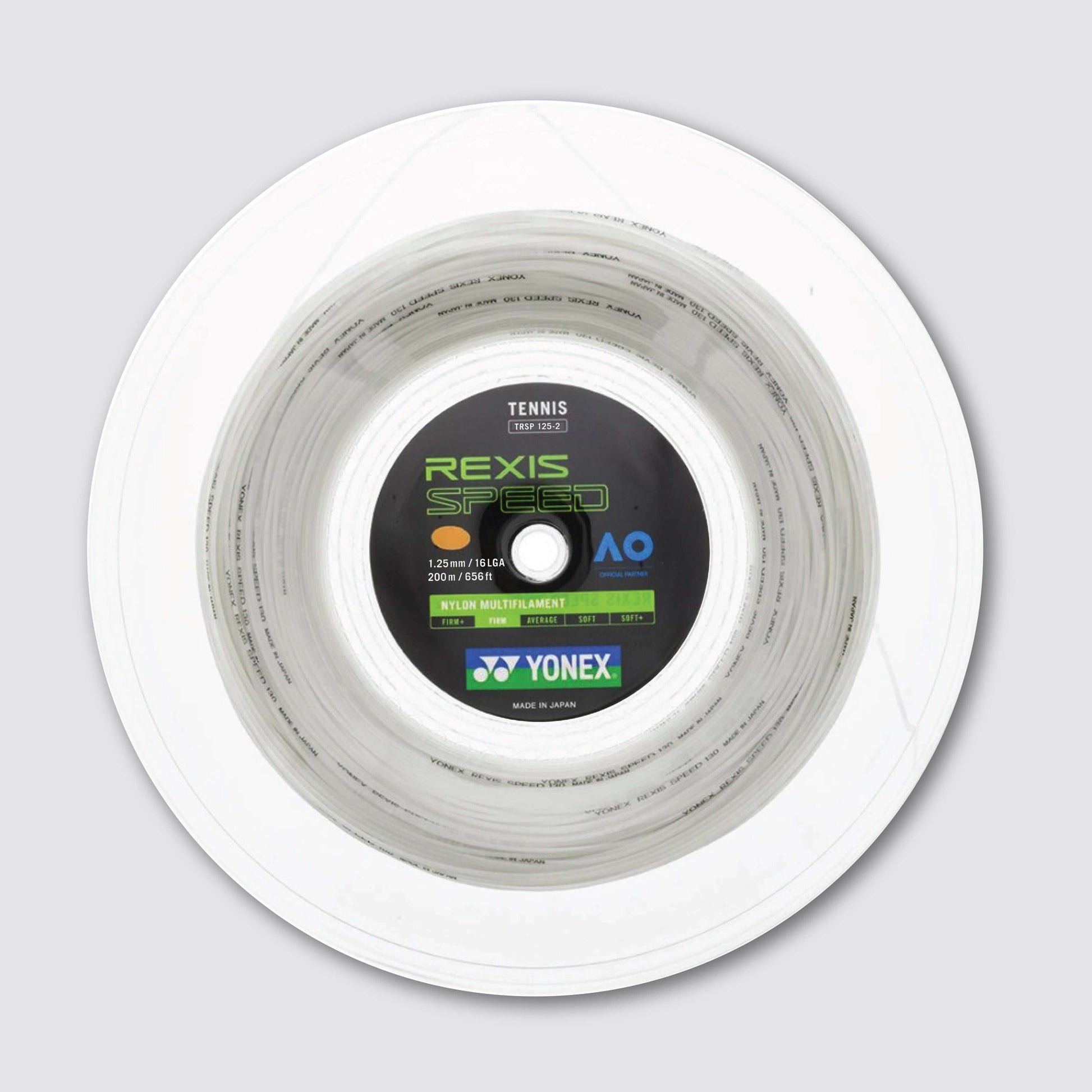 Yonex Rexis Speed 125 / 16L  200m Tennis String Reel (White)