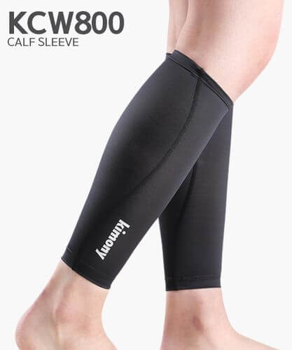 Kimony Compression Calf Sleeves Supporter KCW800 (Black)