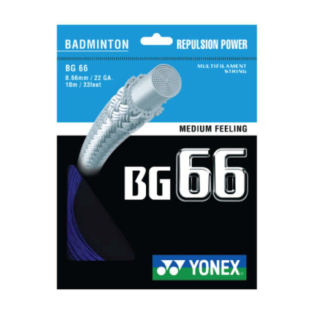 Yonex BG 66 10m Badminton String (9 Colors)