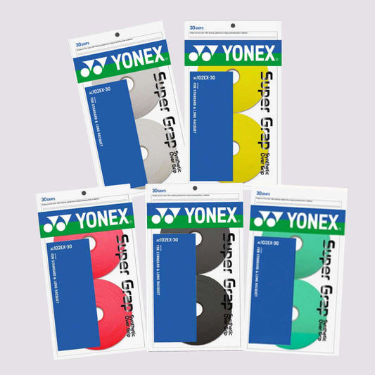 Yonex AC102EX-30 Super Grap Roll Racket Overgrip (30 Wraps)