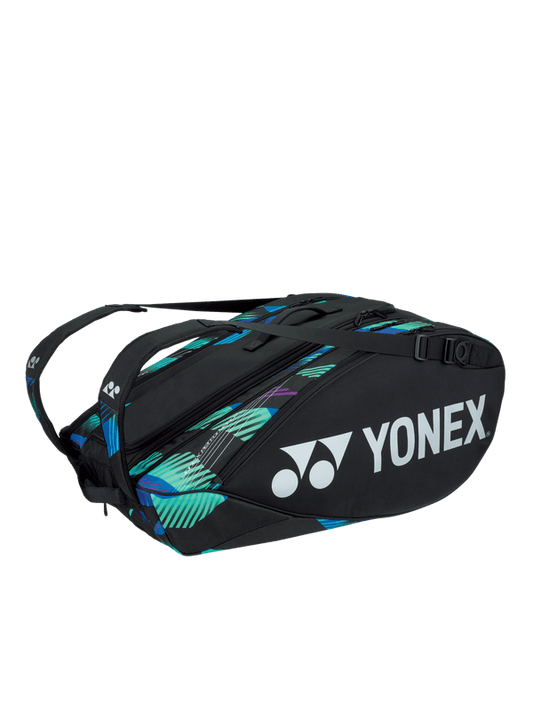 Yonex  BA92229 (Green Purple) 9pk Pro Badminton Tennis Racket Bag