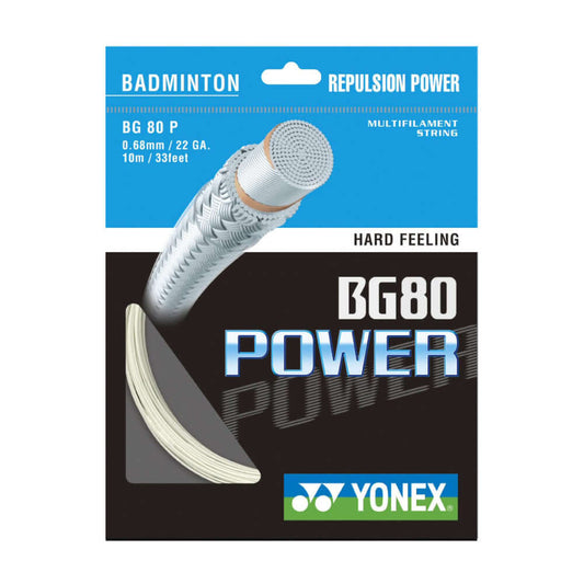 Yonex BG 80 Power 10m Badminton String (2 Colors)