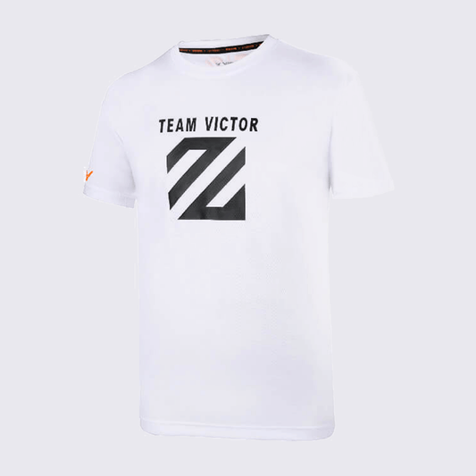 Victor x Lee Zii Jia T-Shirt T-LZJ301A (White)