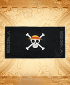 Victor x One Piece Long Towel  TW-OPB (Black)