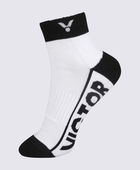 Victor Sports Socks Medium SK235C (White / Black)